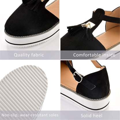 Women's Orthopedic Casual Platform Flat Comfort Shoes