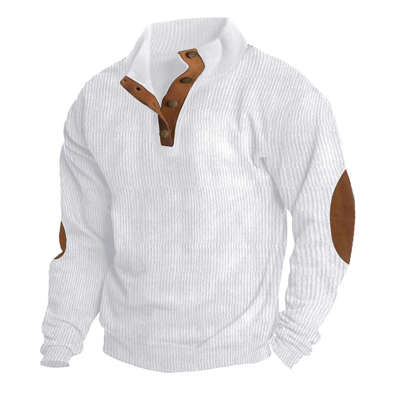 Men's Outdoor Casual Stand Collar Long Sleeve Sweatshirt