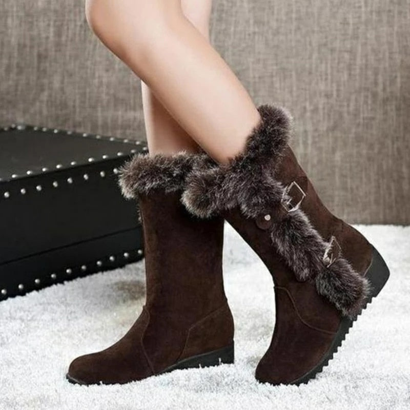 Mid-Calf Orthopedic Boots Fur New Trend 2024 Winter Shoes