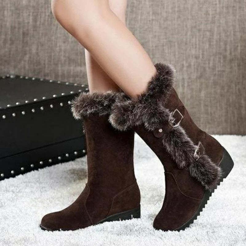 Mid-Calf Orthopedic Boots Fur New Trend 2024 Winter Shoes