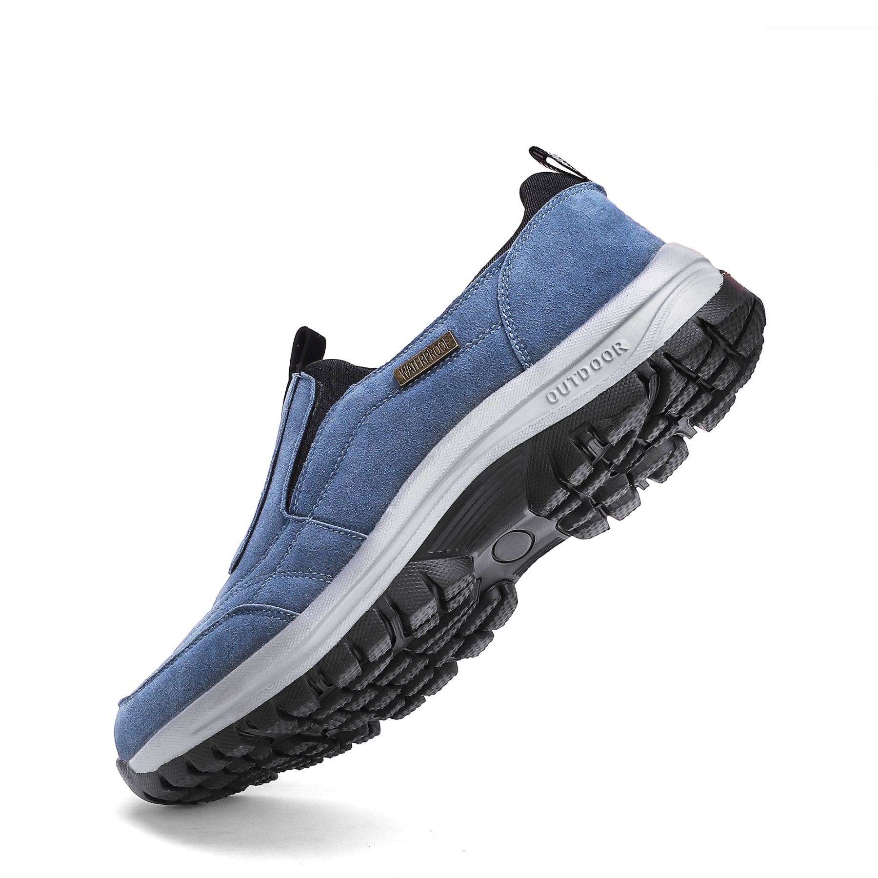 2025 Men's Lightweight Extra Wide Width Orthopedic Hands-Free Foot Pain Relief Slip-on Shoes