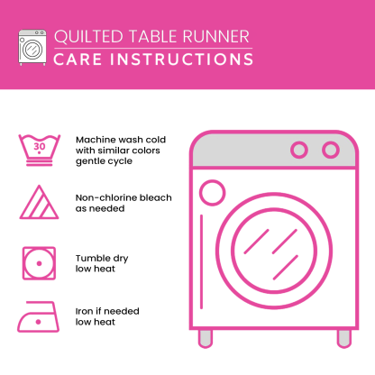 Bloom Trail Quilted Table Runner NCU0NVH892