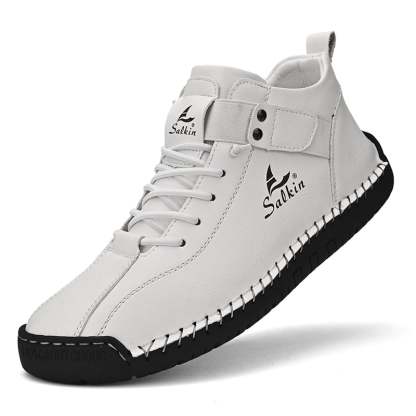 Casual Leather Arch Support Non-slip Wear-resistant Slip-on Loafers
