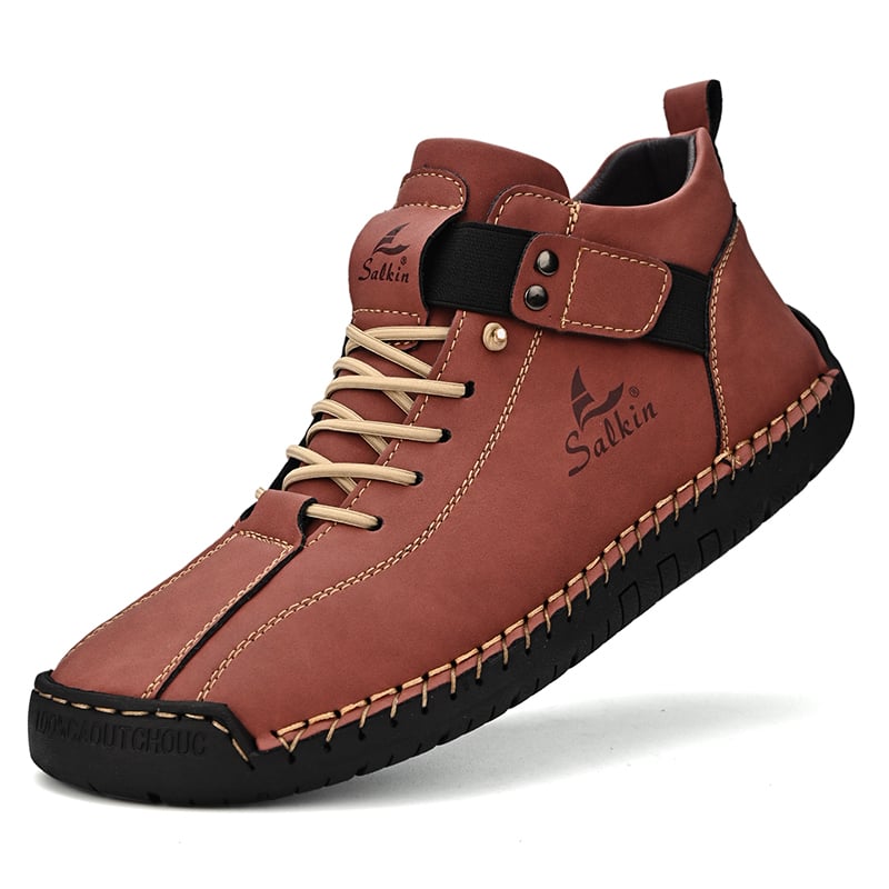 Casual Leather Arch Support Non-slip Wear-resistant Slip-on Loafers