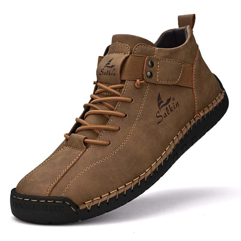 Casual Leather Arch Support Non-slip Wear-resistant Slip-on Loafers