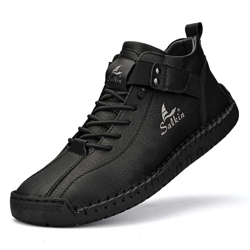 Casual Leather Arch Support Non-slip Wear-resistant Slip-on Loafers