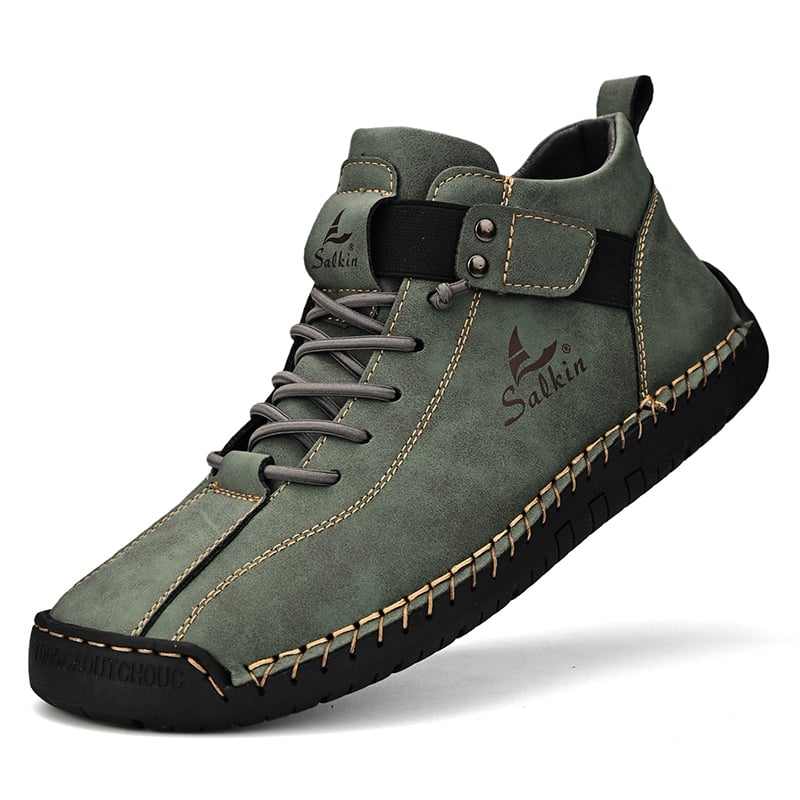 Casual Leather Arch Support Non-slip Wear-resistant Slip-on Loafers