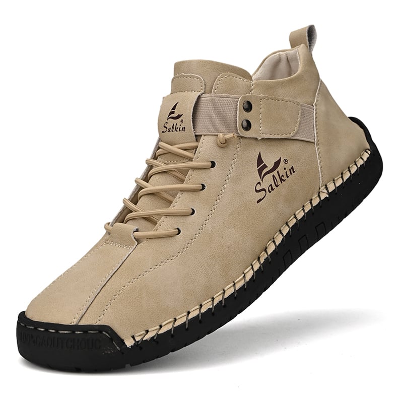 Casual Leather Arch Support Non-slip Wear-resistant Slip-on Loafers