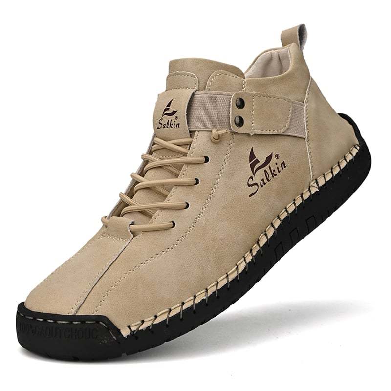 Casual Leather Arch Support Non-slip Wear-resistant Slip-on Loafers