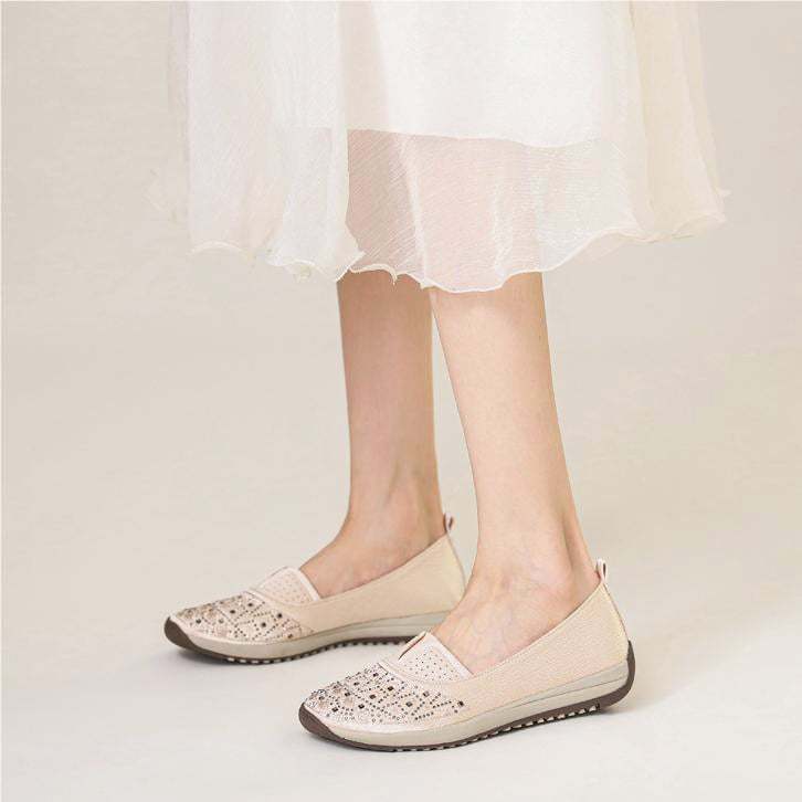 Clearance – Women’s Daily Comfortable Lightweight Breathable Arch Support Slip-On Sneakers