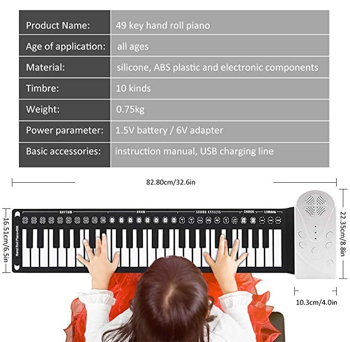 🔥 Promotion 49% OFF - Hand Roll Portable Piano