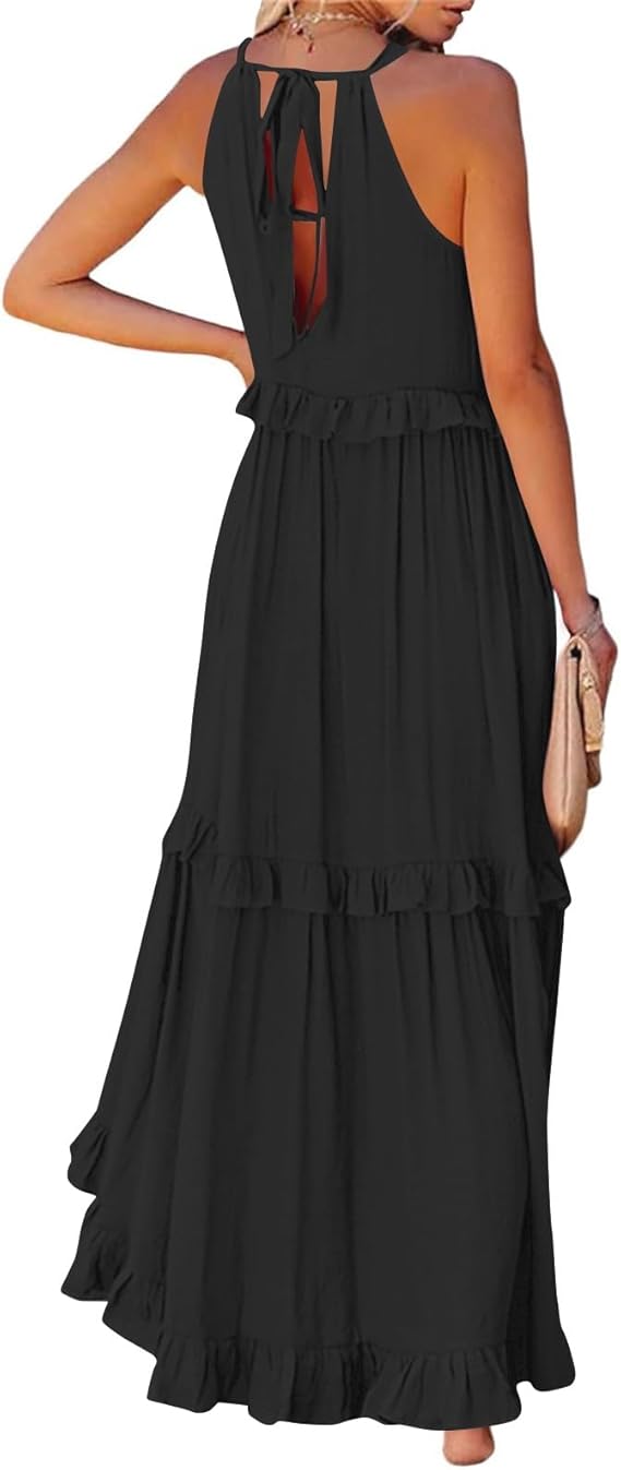 Beach dresses with ruffles