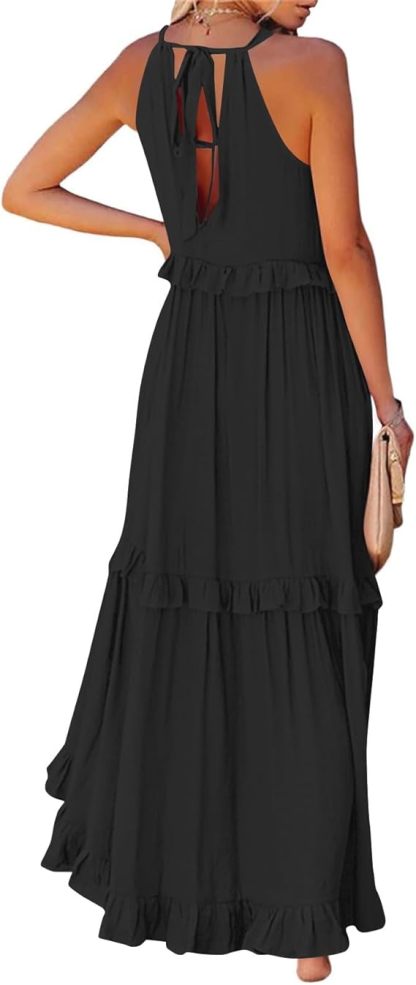 Beach dresses with ruffles