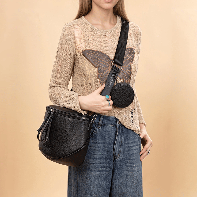 ⚡Flash 49% 🏆50K+ SOLD! Almost Gone👜 Large Fanny Pack Crossbody Sling Bags🌟