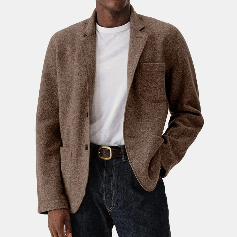 🔥Men's Solid-Color Tailored Jacket