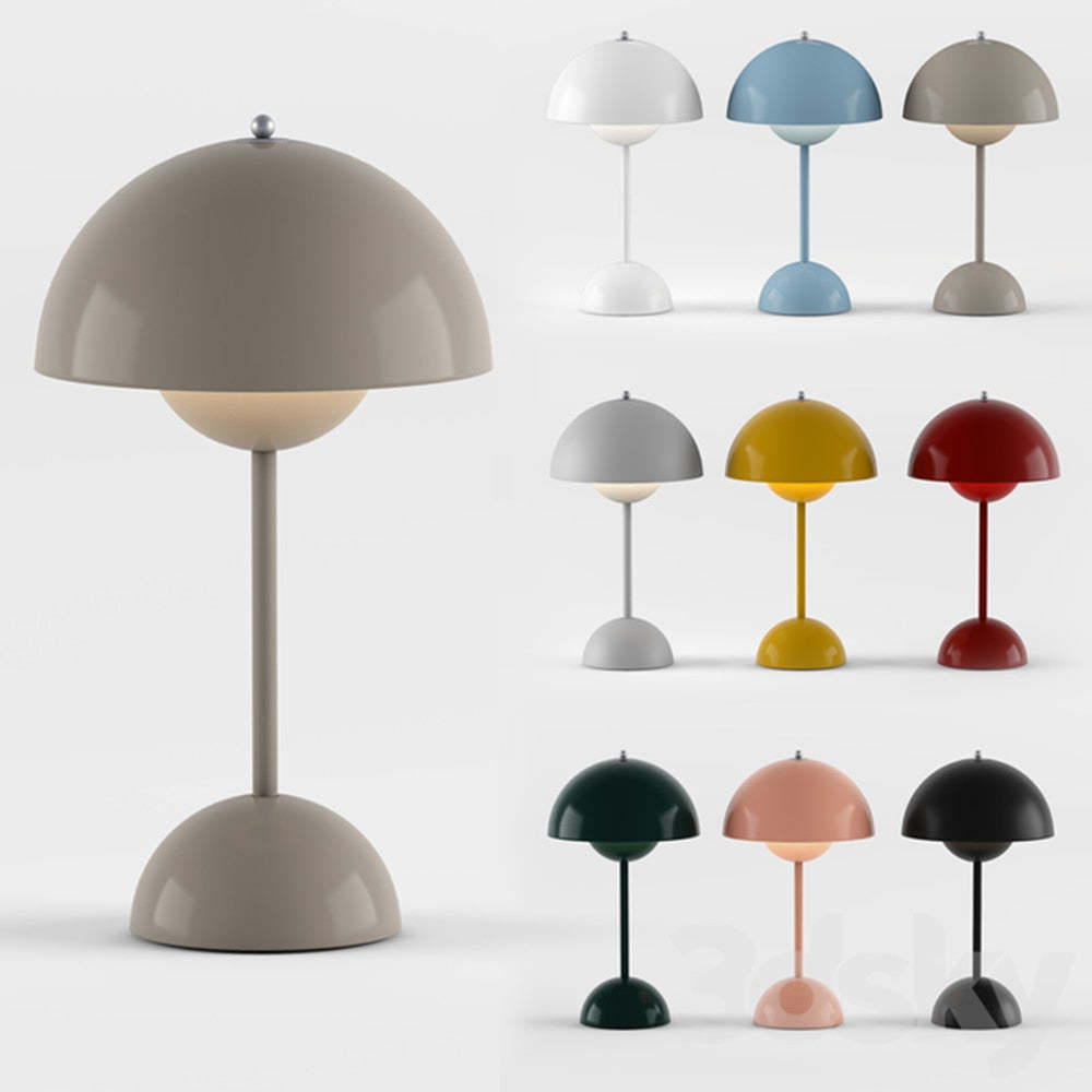 Modern Bud Macaron Rechargeable Table Lamp
