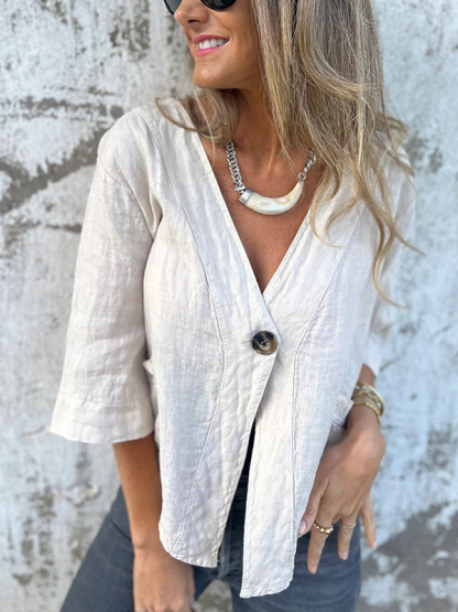 NEW🔥 Linen Pocket Shirt