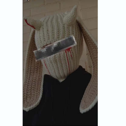Rabbit Ears Crochet Warm Hats