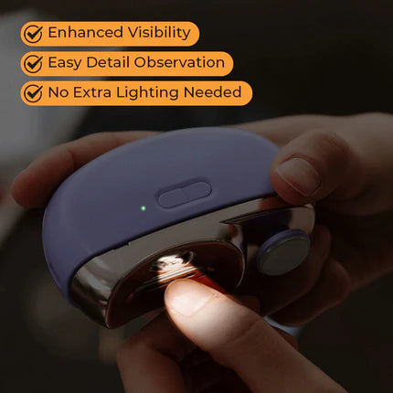 3-in-1 Automatic Electric Nail Clipper with Polishing