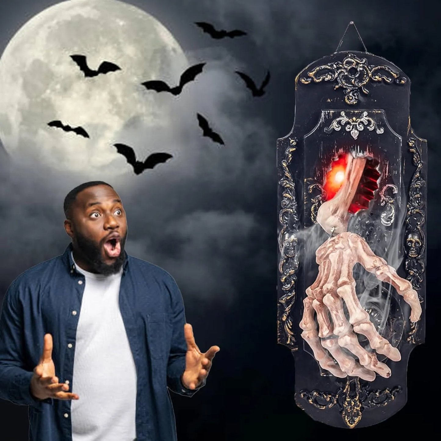 🔥2025 HOT SALE🔥Novelty Doorbell Halloween Door Decorations