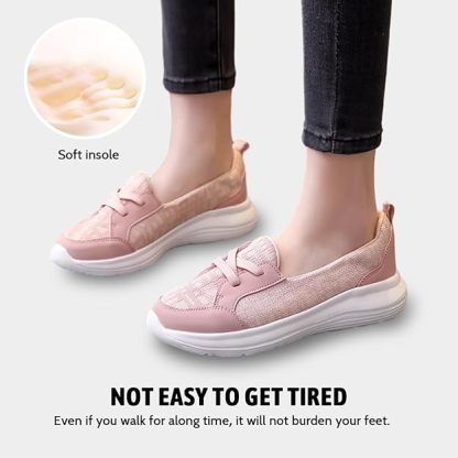 Orthopedic Women Shoes Breathable Slip On Arch Support Non-slip