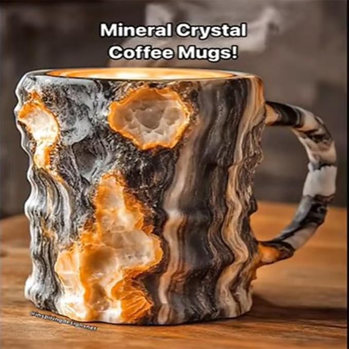 2025 Mineral Crystal Coffee Mugs
