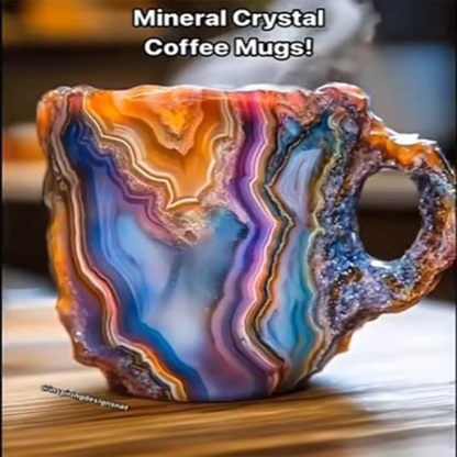 2025 Mineral Crystal Coffee Mugs