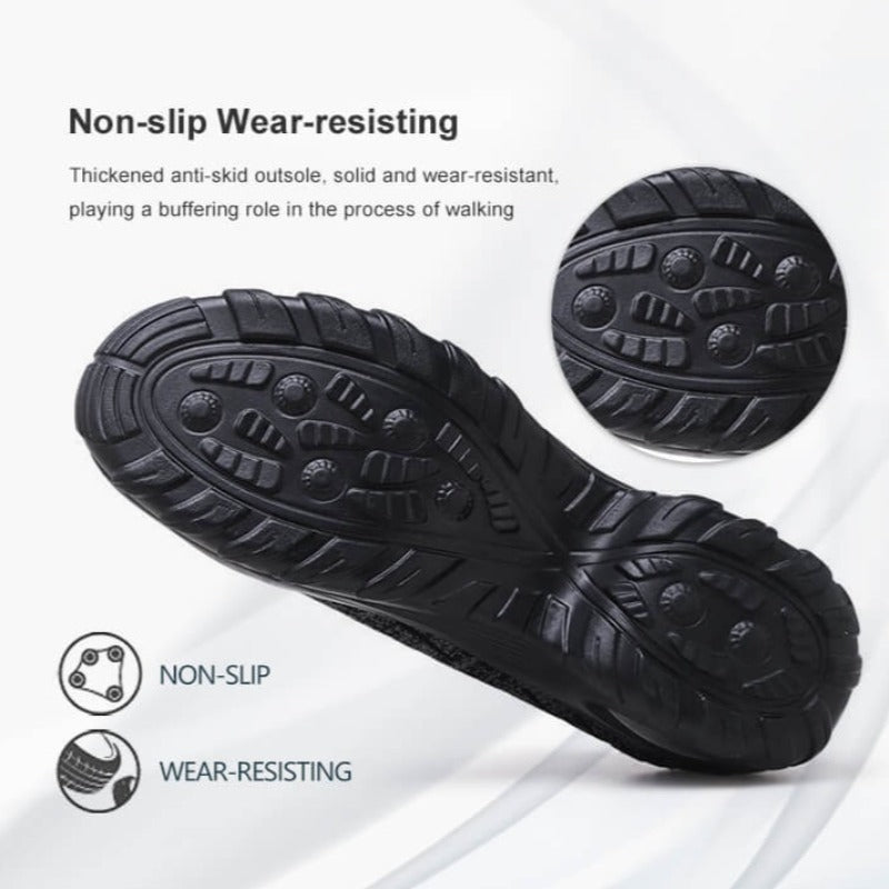 Women Orthopedic Shoes Pain Relief Air Cushion Wide Toebox High Quality Material  Elastic Non-Slip Velcro Sneakers