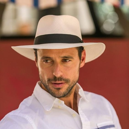 Packable Straw Fedora Panama Sun Summer Beach Hat Cuban Trilby