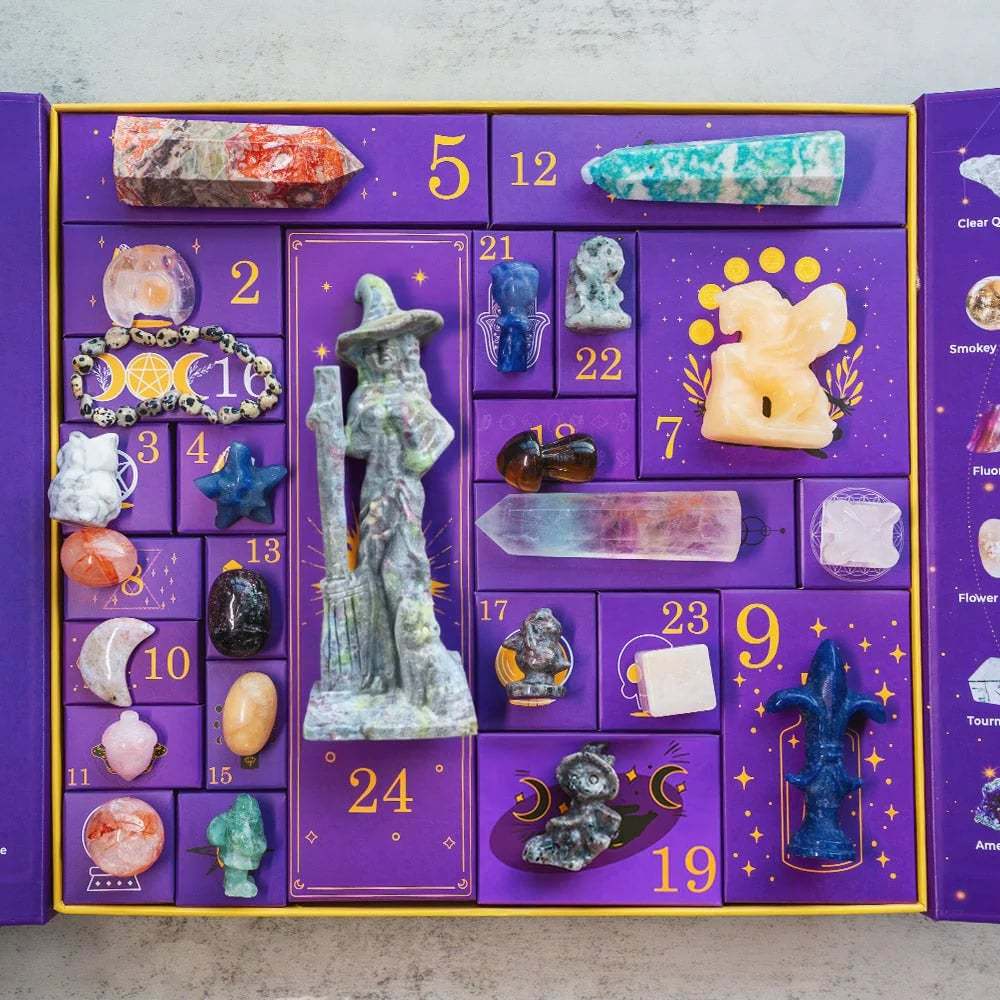 🔥🎃Reiki Crystal Halloween Countdown Gift Box🔮The Magic of Healing and Energy Transfer!