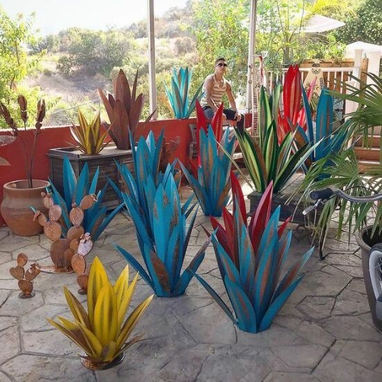 2023 Anti-rust Metal Tequila Agave Plant-Perfect for garden