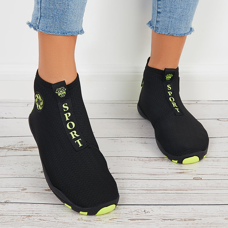 Men High Top Water Shoes Barefoot Anti-Slip Quick Drying Shoes