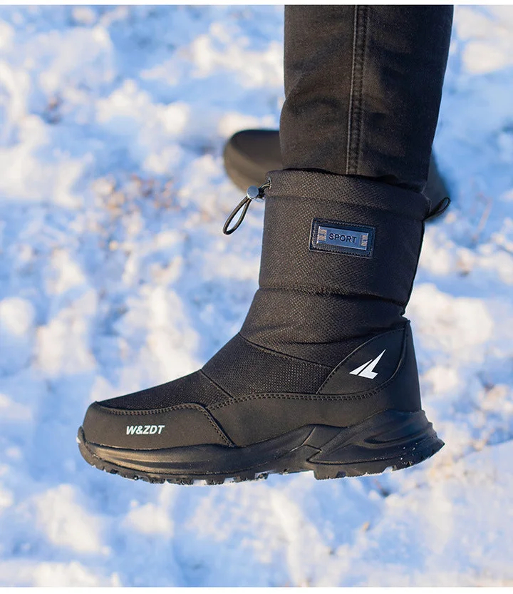 Winter Waterproof And Non-Slip Snow Boots For Men