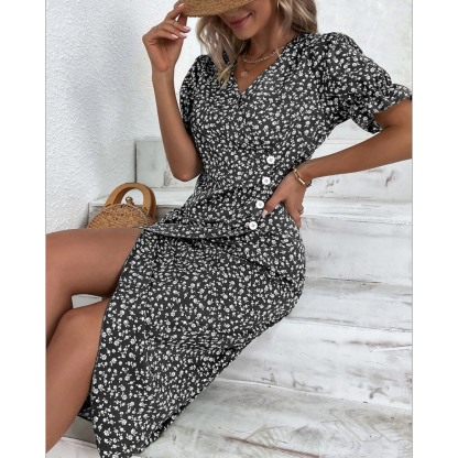 Elegant Wrap Dress