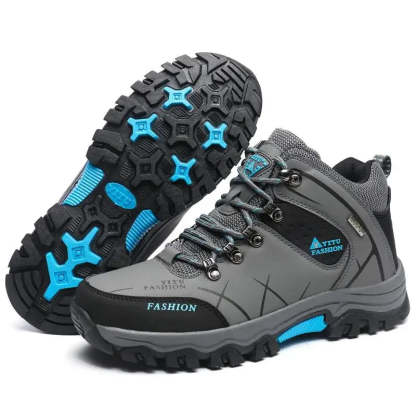 Men's outdoor waterproof mountaineering snow sports shoes