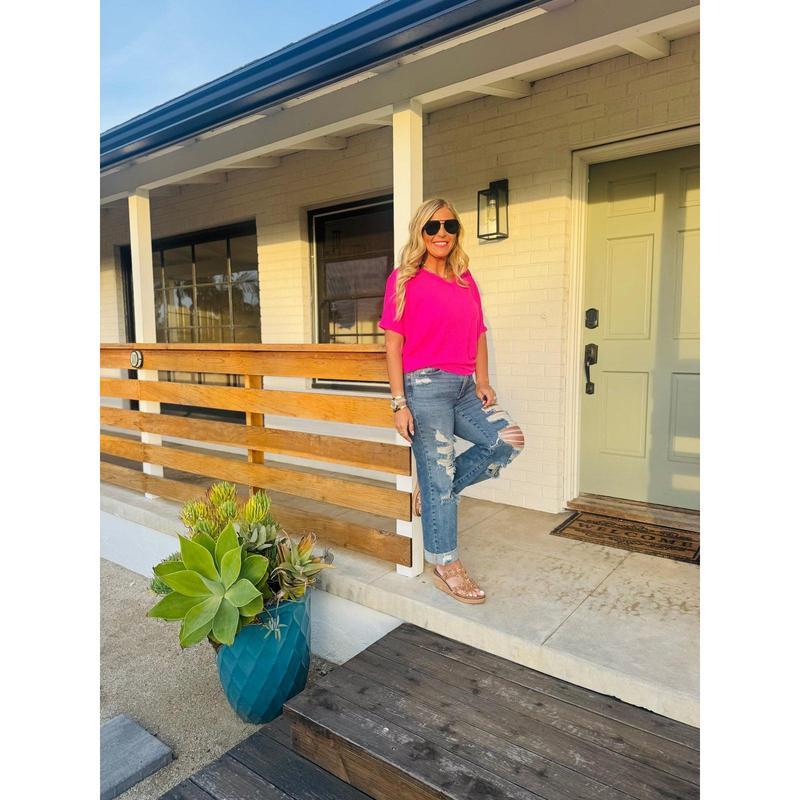 Women's V-Neck Summer T-Shirt 🌟