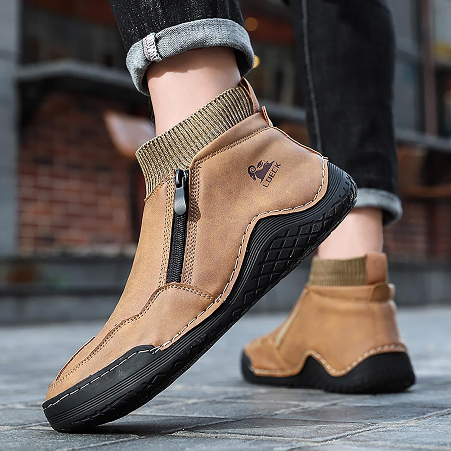 🔥On This Week Sale 70% OFF🔥Men's Casual Sneakers - Breathable Synthetic Upper, Non-Slip Rubber Sole, Comfortable Fabric Lining for Walking & Driving