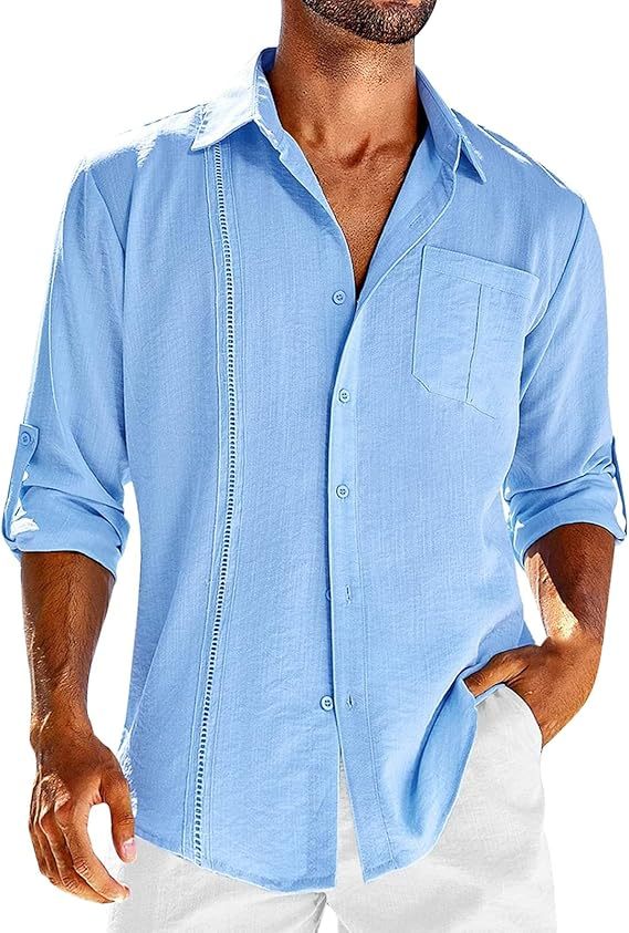 Casual Men's Linen Shirt