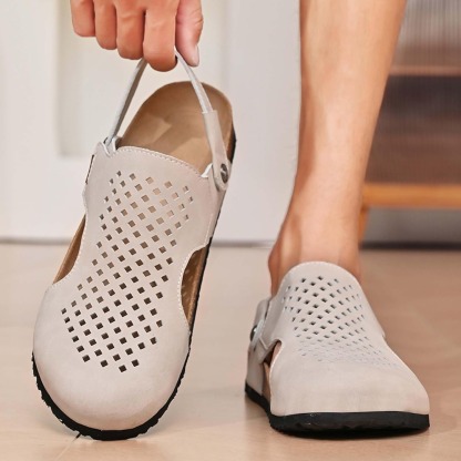 Men's leather Orthopedic sandals