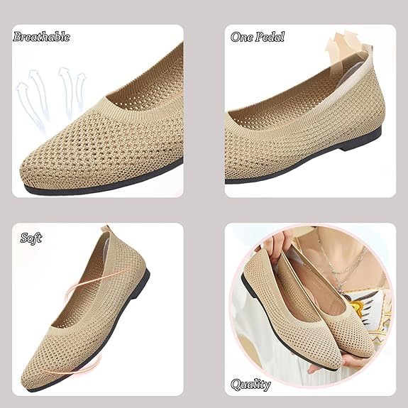 Comfortable Arch Support Non-Slip Flat Shoes