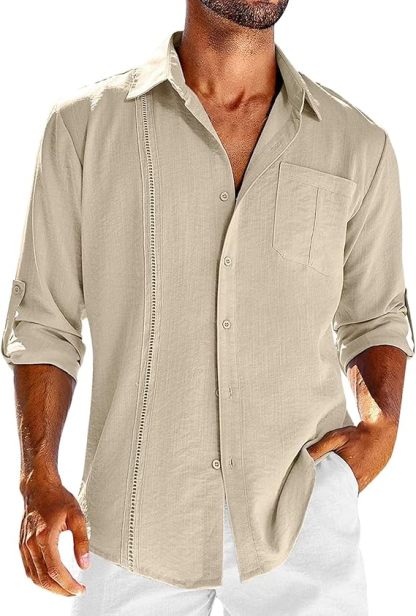 Casual Men's Linen Shirt
