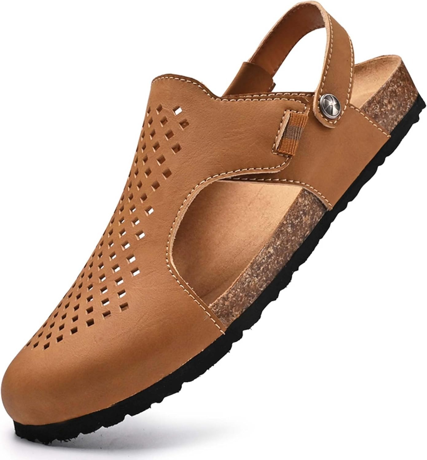Men's leather Orthopedic sandals