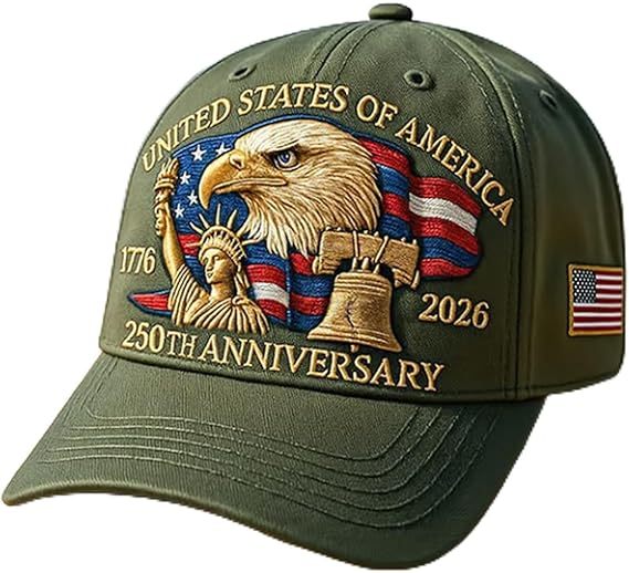 Eagle & Liberty – United States 250th Anniversary Hat