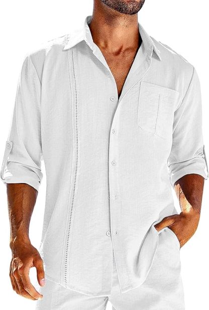 Casual Men's Linen Shirt