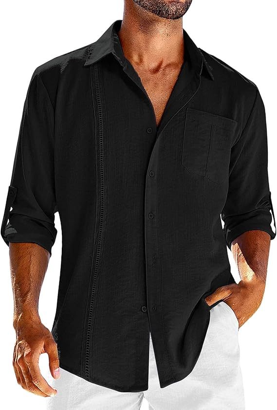 Casual Men's Linen Shirt