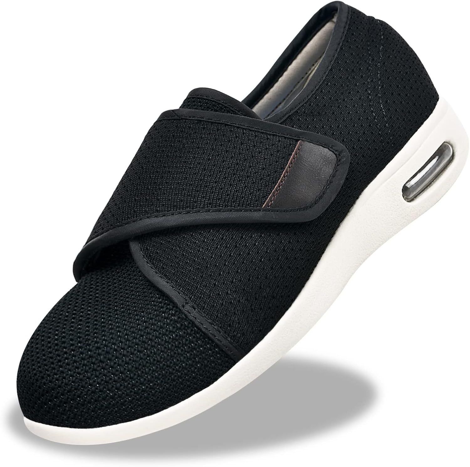 [Copy]Wide Pain Relief Diabetic Shoes Black Grey