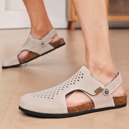 Men's leather Orthopedic sandals