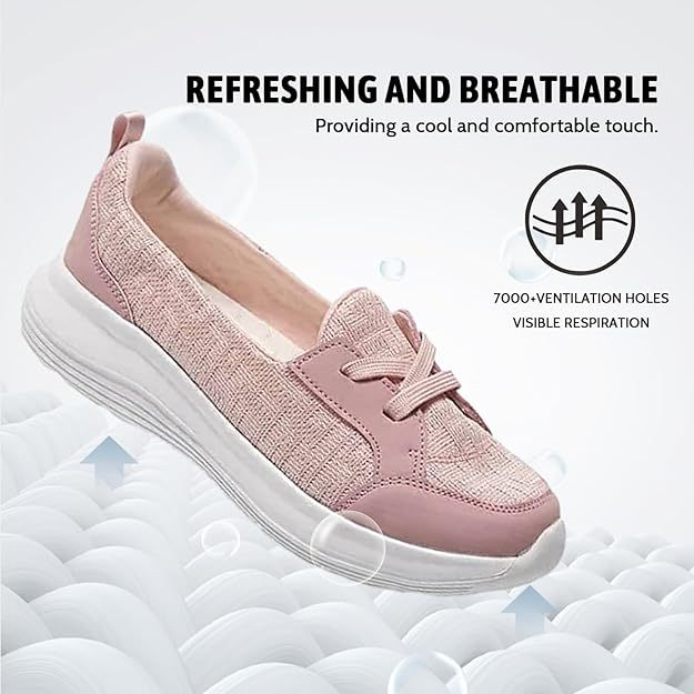 Orthopedic Women Shoes Breathable Slip On Arch Support Non-slip