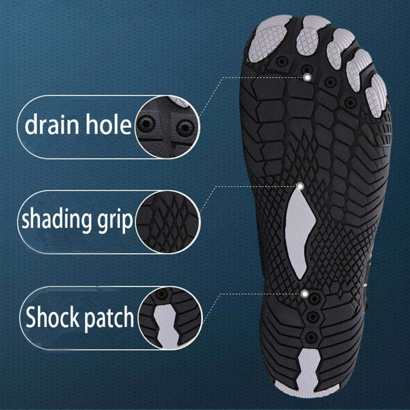 Breathing Double Buckles Unisex Water Shoes