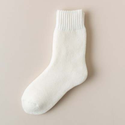 5 Pairs Women's Solid Mid-calf Socks